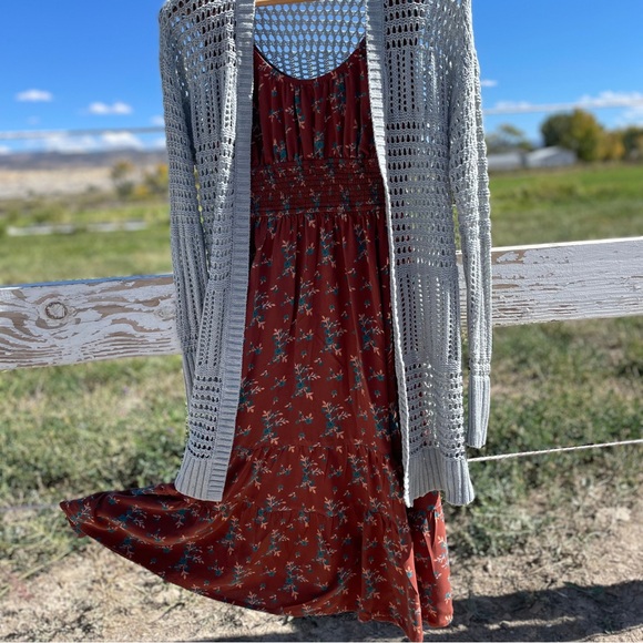 Rock & Roll Denim Floral Dress - Picture 5 of 6